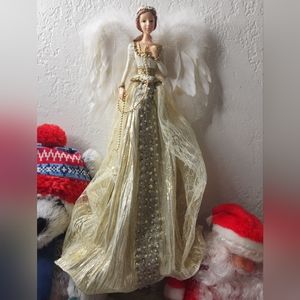 Christmas tree topper. Beautiful Angel from RAZ Imports.